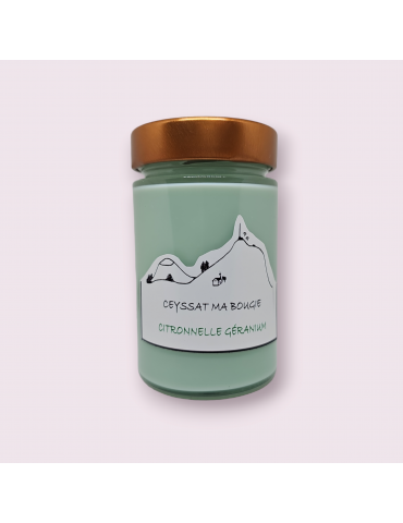 Bougie Citronnelle Géranium
