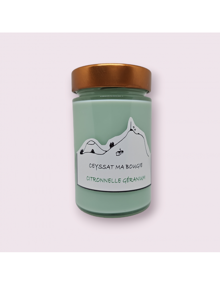 Bougie Citronnelle Géranium
