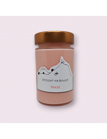 Bougie Fraise