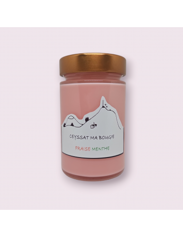 Bougie Fraise et Menthe